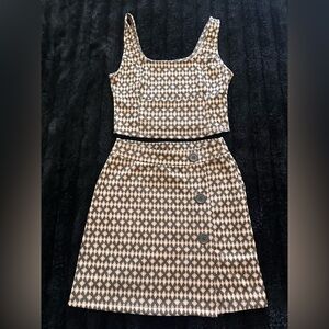 Matching skirt and tank set